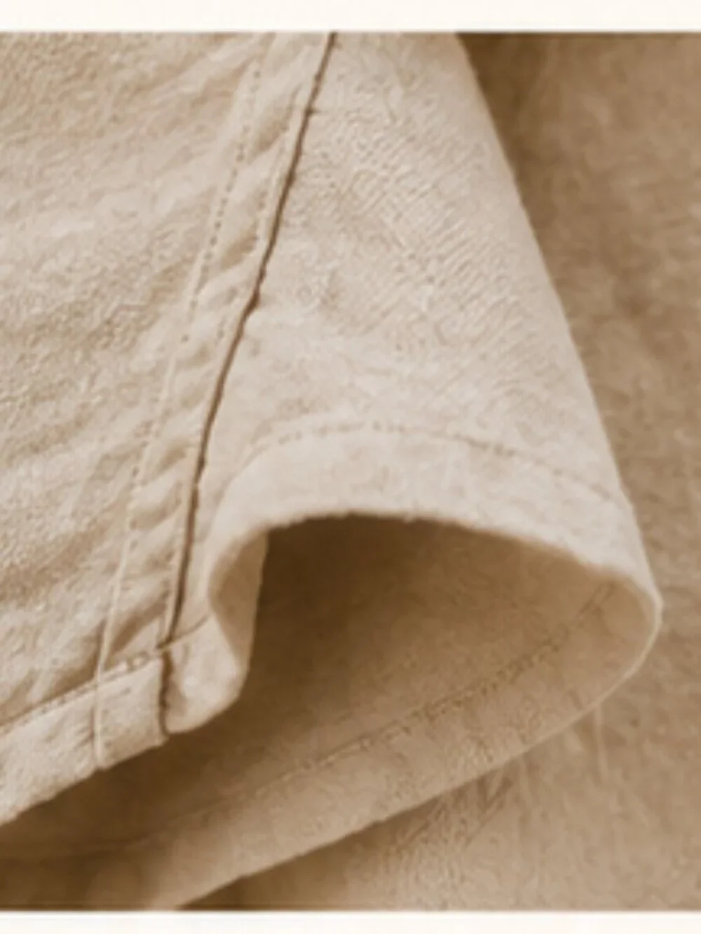 Jones New York 100% Linen Wrap Tank Top Beige Sleeveless Coastal Medium Relaxed - Picture 4 of 10